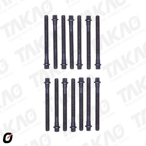 Parafuso de Cabeçote (JG) - BMW 2.5/2.8/3.0L 24V  M52/M54 325,328,330 528, 530, X3, X5