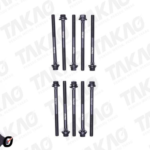 Parafuso de Cabeçote (JG) - Dodge/Chrysler 2.4L 16V 148,B00,EDZ Caravan,PT Cruiser Gasolina