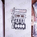 Junta Superior c/ Retentor JG Citroen/Peugeot 2.0L 16V 807