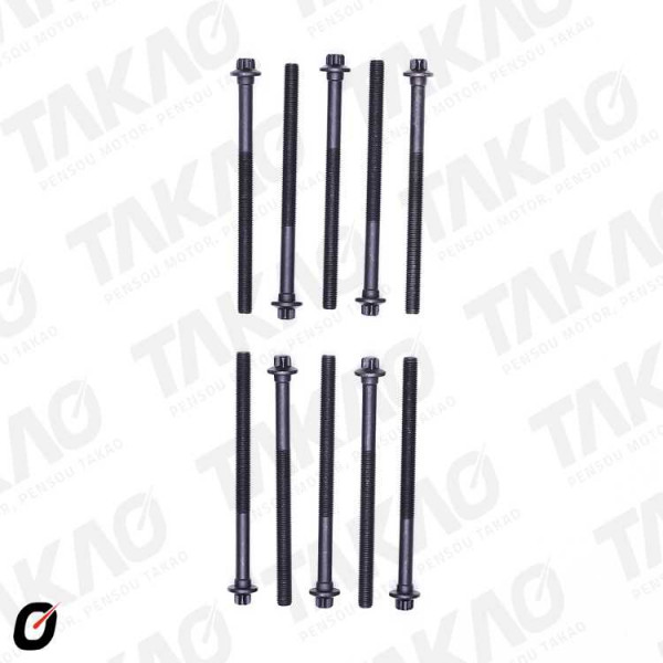 Parafuso de Cabeçote (JG) - Citroen/Peugeot 1.8L 16V 306, Xantia, Xsara Gasolina