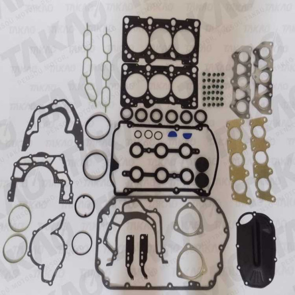 Junta Completa c/ Retentores (JG) - Audi 2.4L 30V V6 DOHC A4, A6 após 97 Gasolina