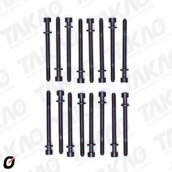 Parafuso de Cabeçote (JG) - Audi/Volkswagen 2.8/3.0L 30V V6 A4,A6,A8,A8 até 01 Gasolina