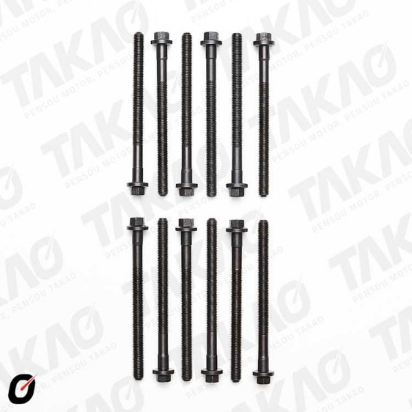 Parafuso de Cabeçote JG Honda/Volvo 2.0/2.2/2.4/2.5L  C30