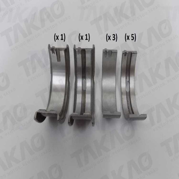 Bronzina de Mancal JG VW 1.5/1.6/1.8L SOHC Gol