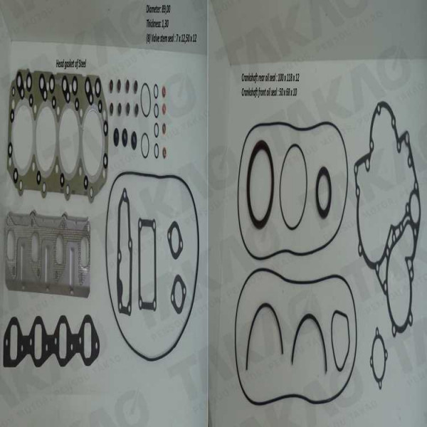 Junta Completa c/ Retentores (JG) - Equip. Thermoking D201 - 2.2L 8V Thermoking Diesel