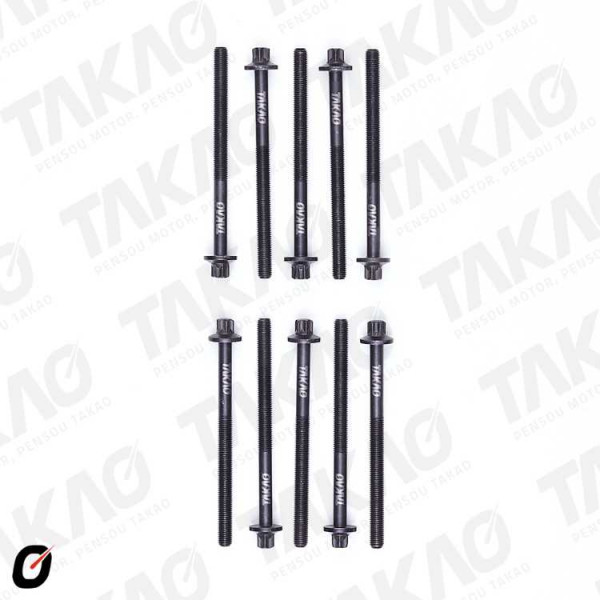 Parafuso de Cabeçote (JG) - Peug./Renault/Nissan 1.0L 8/16V 206 Clio, Logan, Kangoo Sandero,Twingo,March