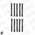 Parafuso de Cabeçote (JG) - Mitsubishi  1.6/1.8/2.0L 16V  Colt, Expo, Lancer Pajero IO/TR4