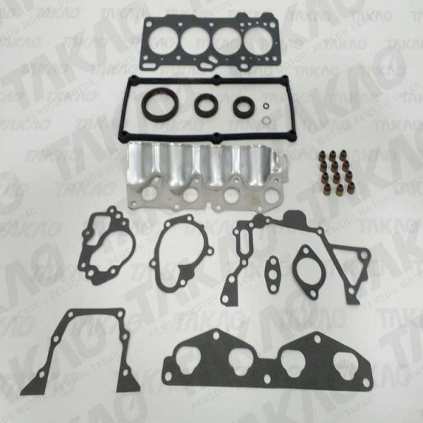 Junta Completa c/ Retentores (JG) - Hyundai 1.0L 12V SOHC G4HC Atos após 00 Gasolina