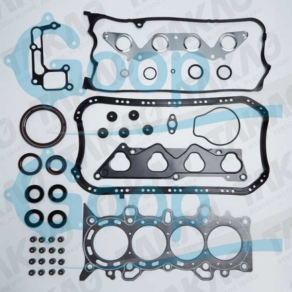 Junta Completa c/ Retentores (JG) - Honda 1.7L 16V D17Z2/Z3 Civic  01 até 06 Gasolina