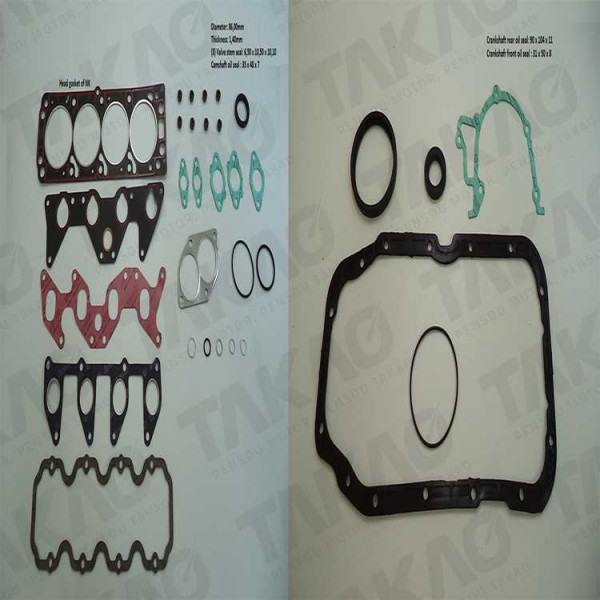 Junta Completa c/ Retentores (JG) - GM 1.8L 8V L4 SOHC Ipanema,Kadett,Monza Alcool/Gasolina
