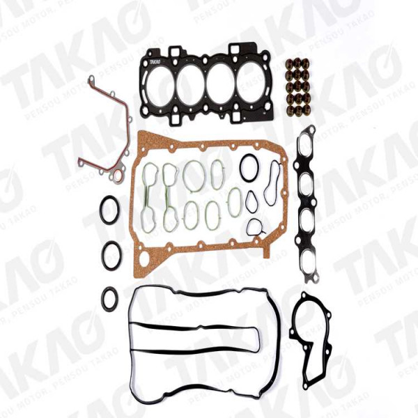 Junta Completa c/ Retentores (JG) - Ford 1.6L 16V L4 SIGMA Focus, New Fiesta, Ecosport